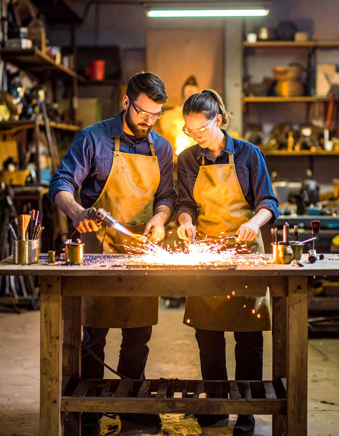 Brass Sculpture Workshop - 25 21th wedding anniversary ideas