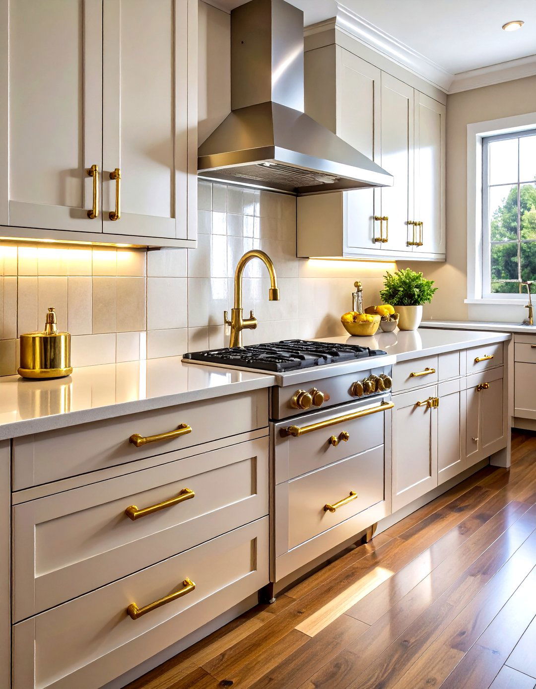 Brass and Chrome Details Elevate a s Kitchens Shine - 25 70s kitchen ideas