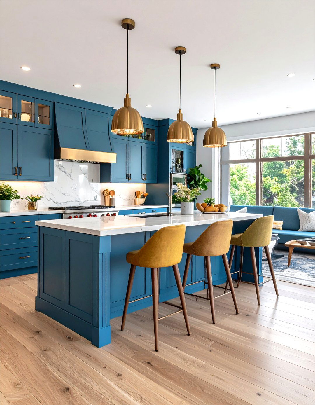Breakfast Bar as Social Hub - 25 open kitchen living room ideas