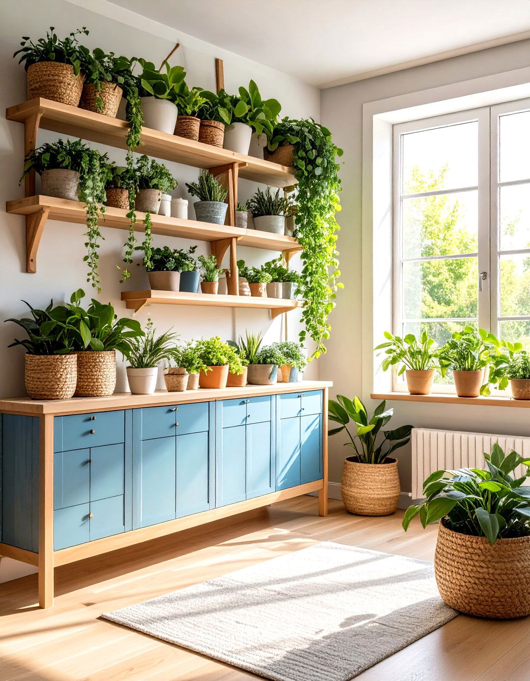 Bring the Outdoors In With Real or Faux Plants - 25 dark green nursery ideas