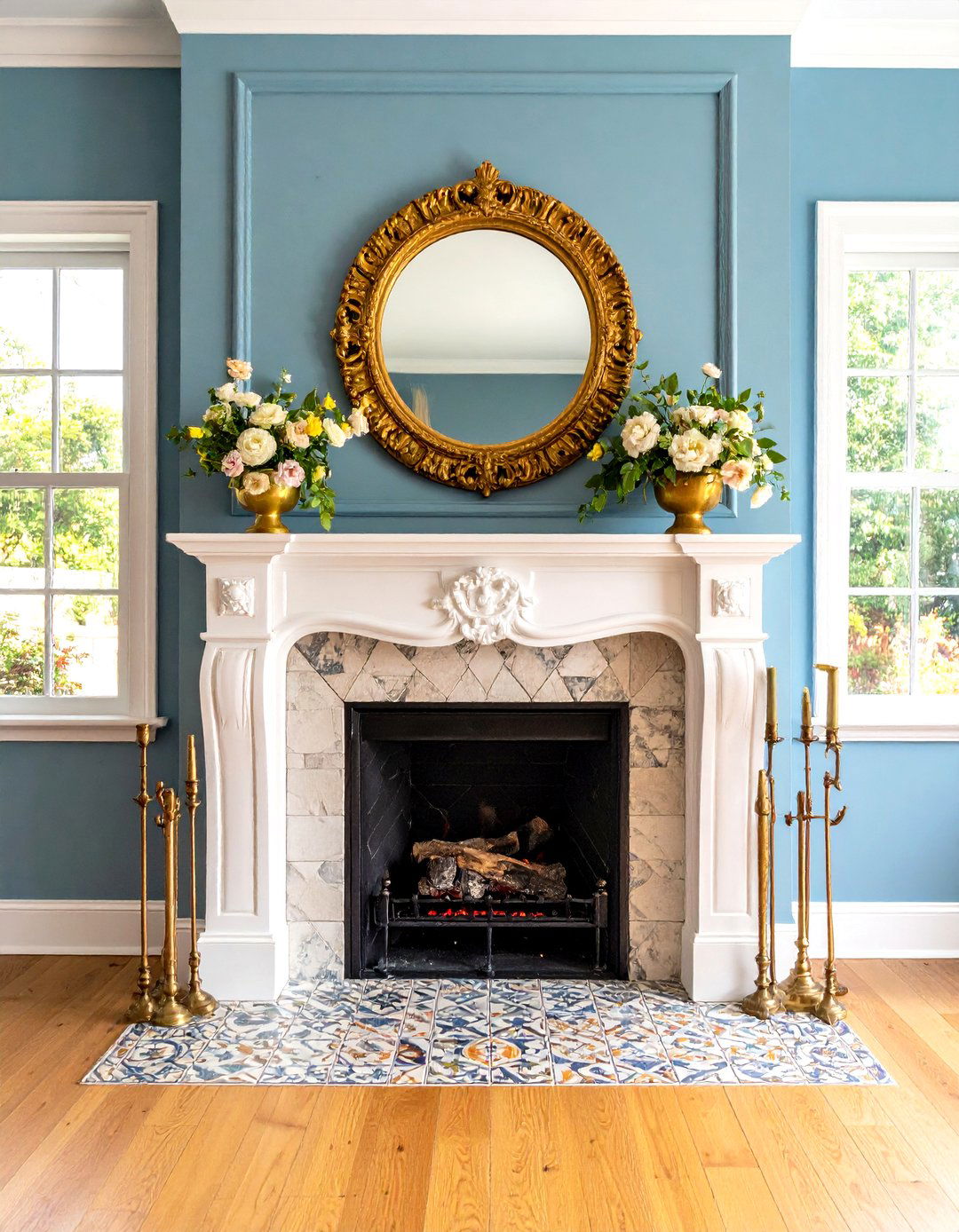 Bringing New Life to a Vintage Fireplace Focal in the Parlor Room - 25 parlor room ideas
