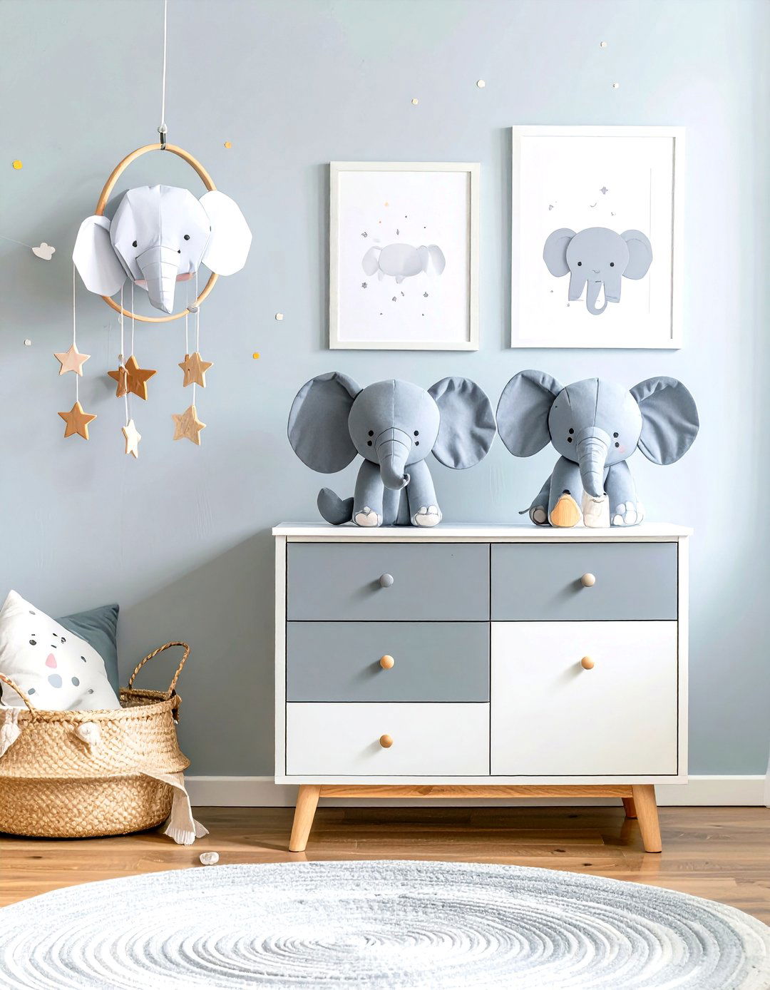 Budget Friendly DIY Elephant Nursery - 25 elephant nursery ideas