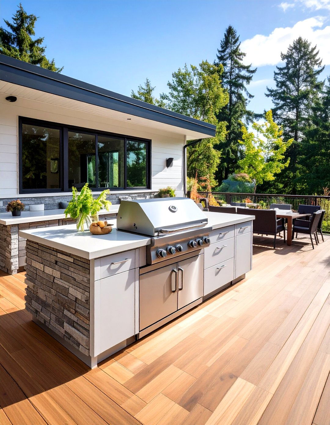 Budget Friendly DIY Modular Kit for First Timers - 25 outdoor kitchen on deck