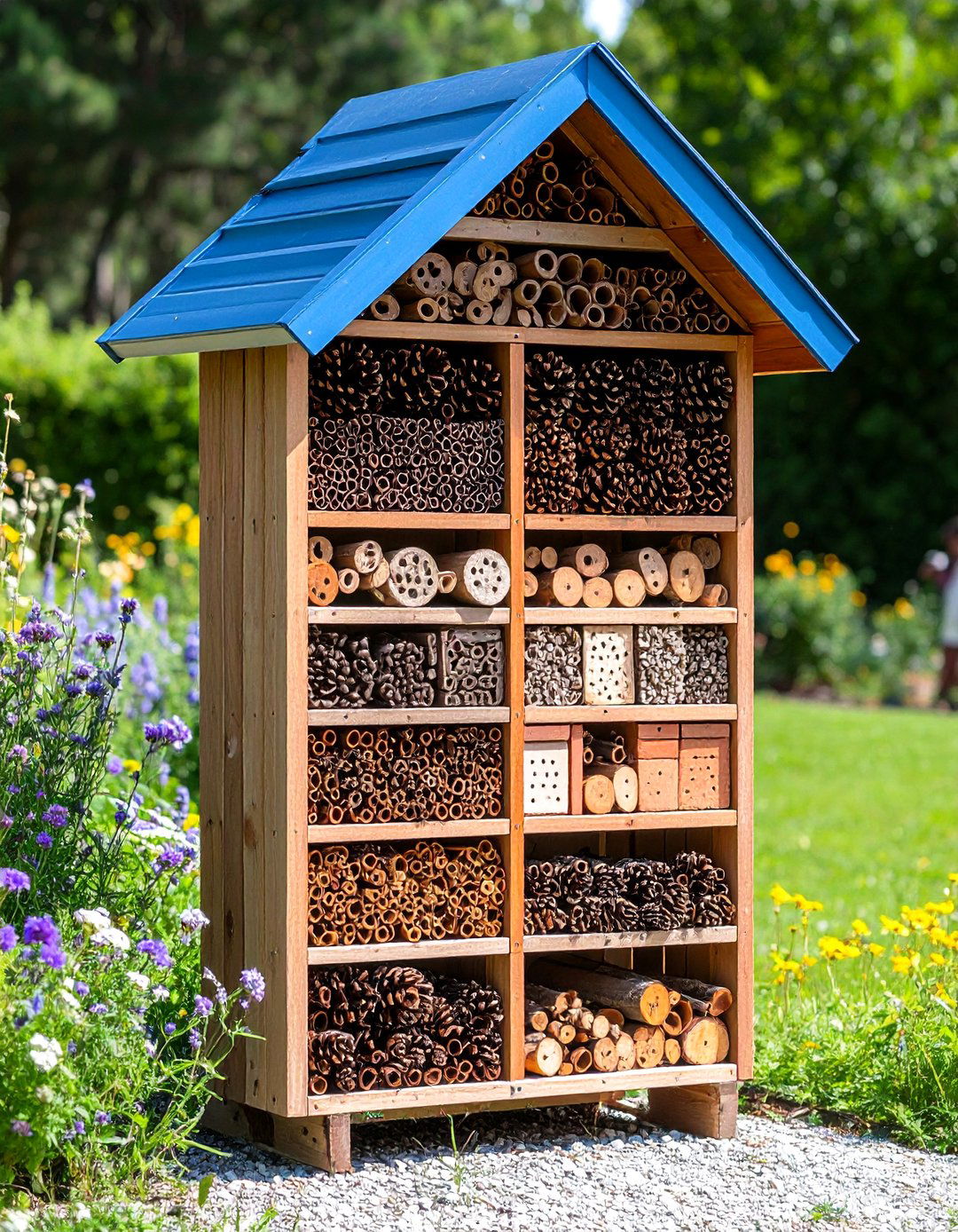 Bug Hotel Skyscraper - 25 nursery garden ideas