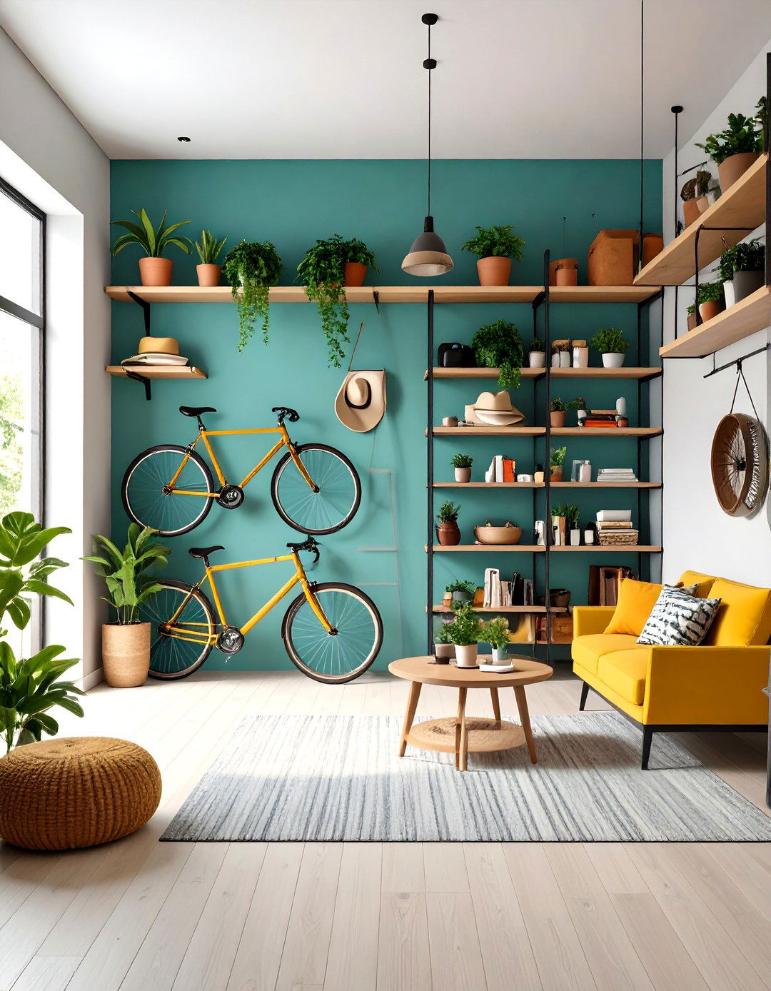 Build Up Not Out With Vertical Storage - 25 minimalist apartment ideas