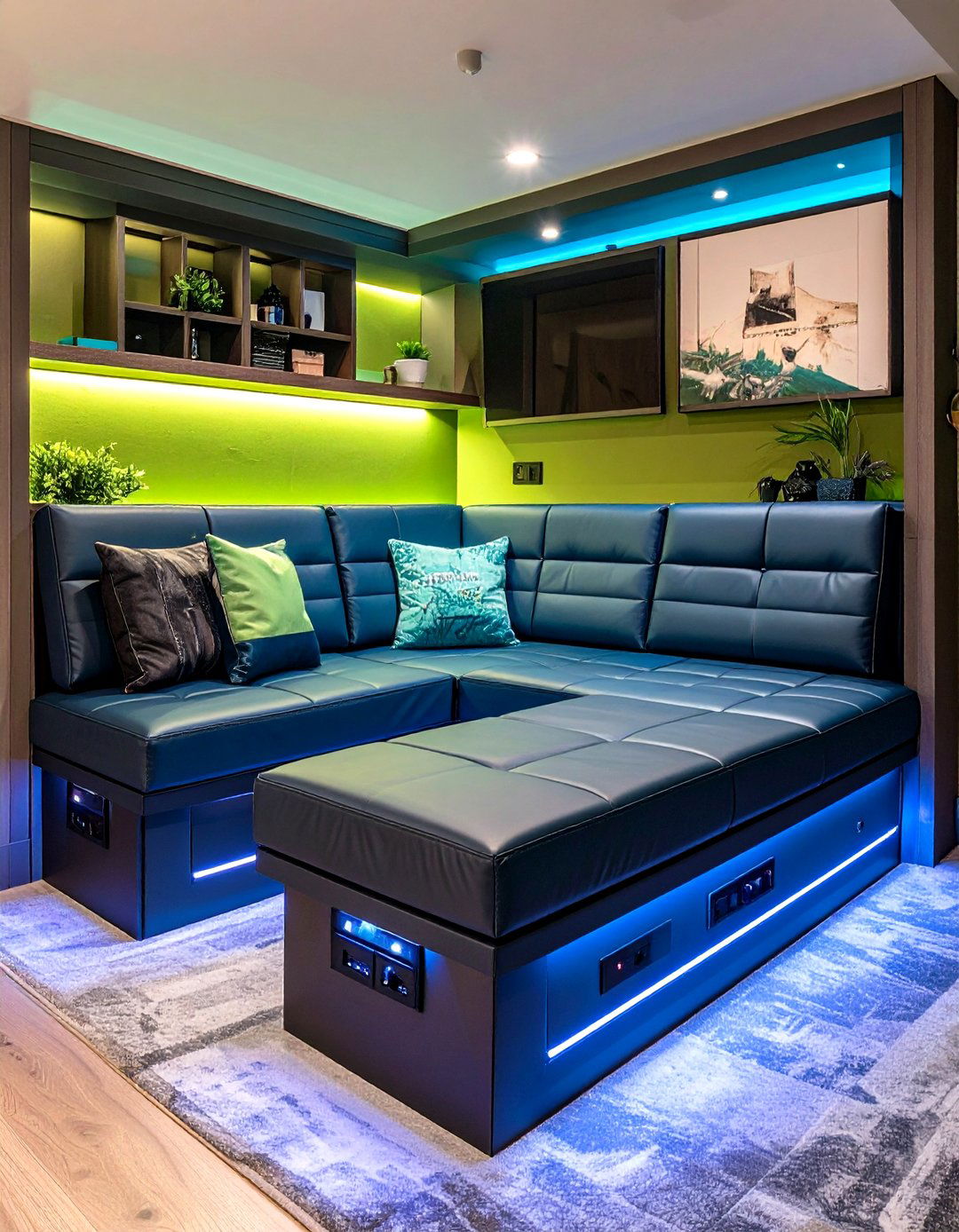 Built In Banquette Bench - 25 man cave seating ideas