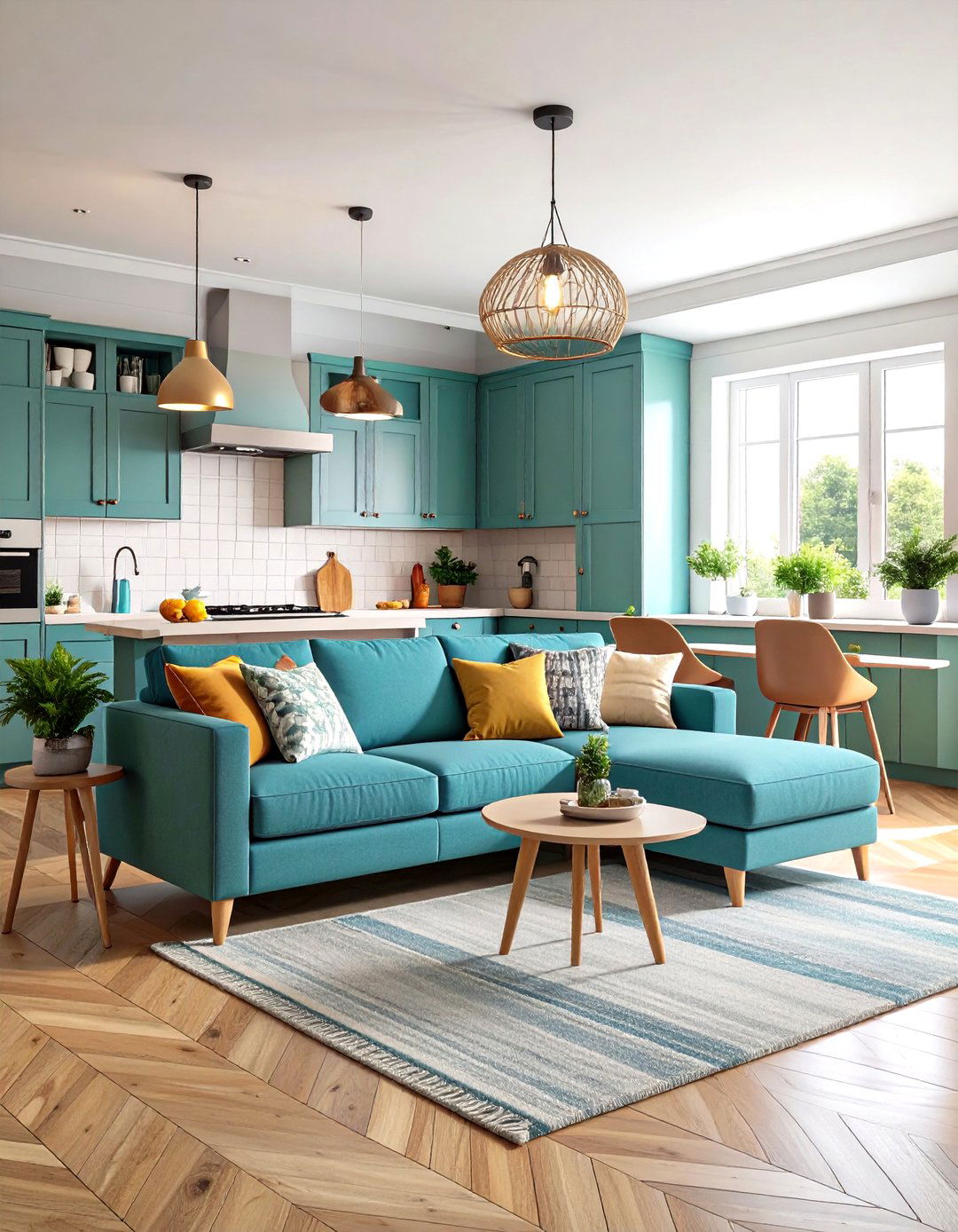 Built In Banquette Seating - 25 open kitchen living room ideas