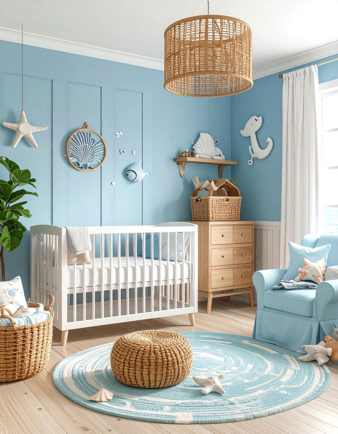 Built In Ocean Sounds - 25 ocean-themed nursery ideas