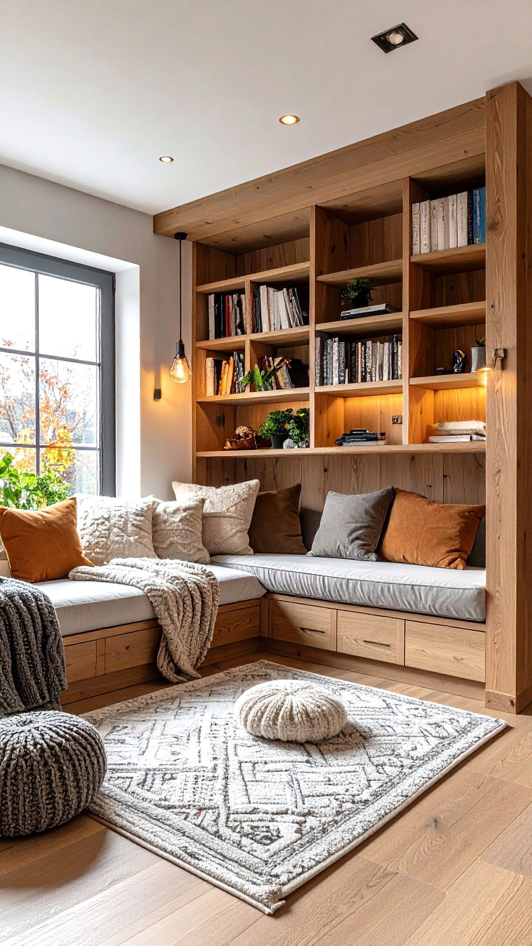 Built In Reading Nooks for Quiet Escape - 25 aesthetic living room ideas