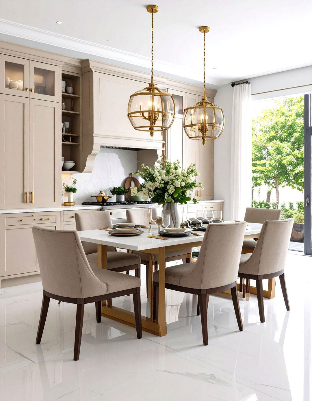 Built In Wall to Wall Hutch Storage - 25 dining room hutch ideas
