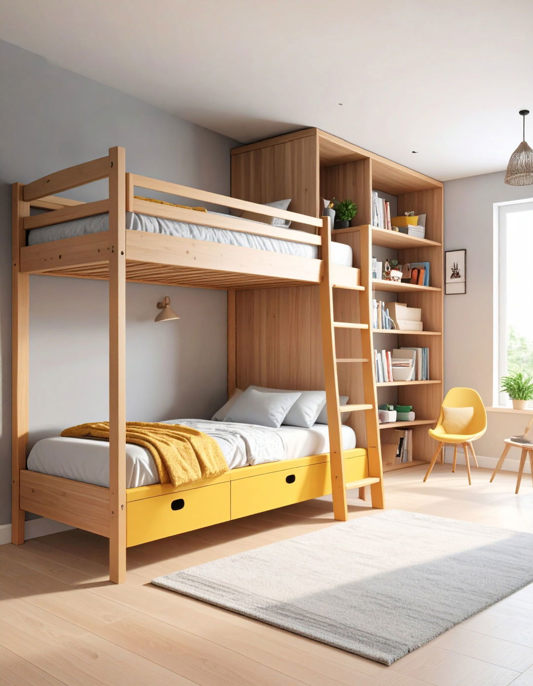 25 Bunk Room Ideas: Space-Saving Solutions & Creative Shared Bedrooms