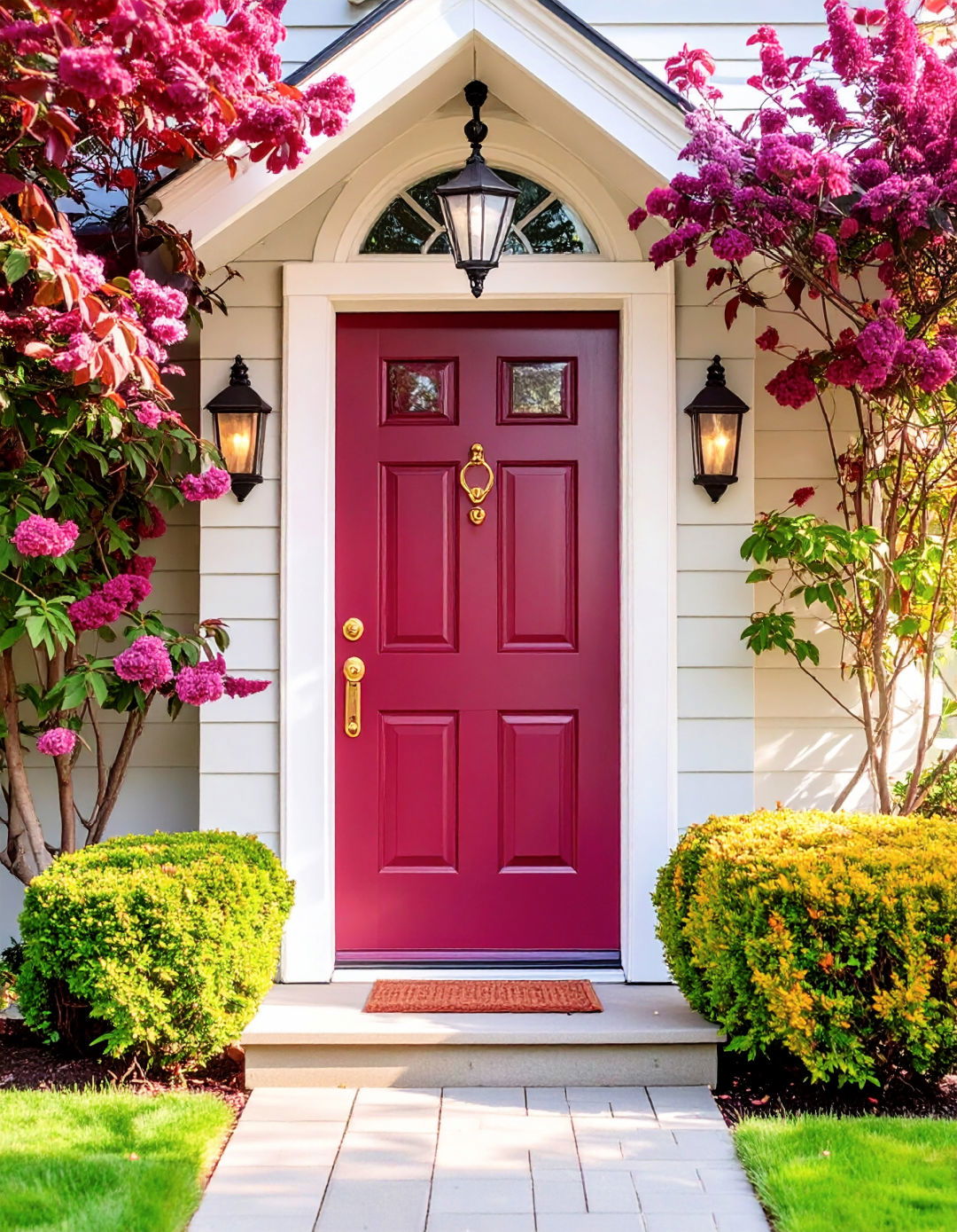 25 Burgundy Front Door Ideas: Bold Entry Statements & Curb Appeal Designs
