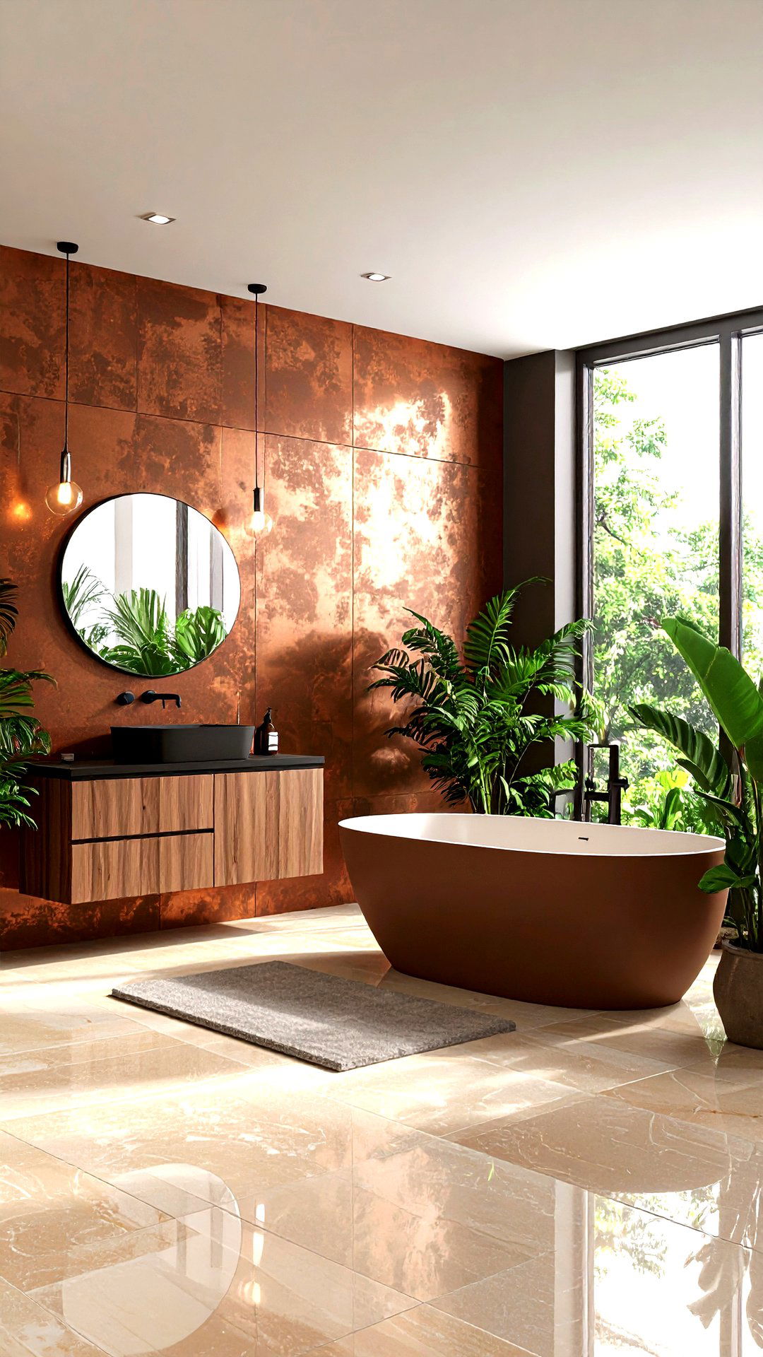 Burnished Bronze Accent Wall Shine - 25 accent wall colors