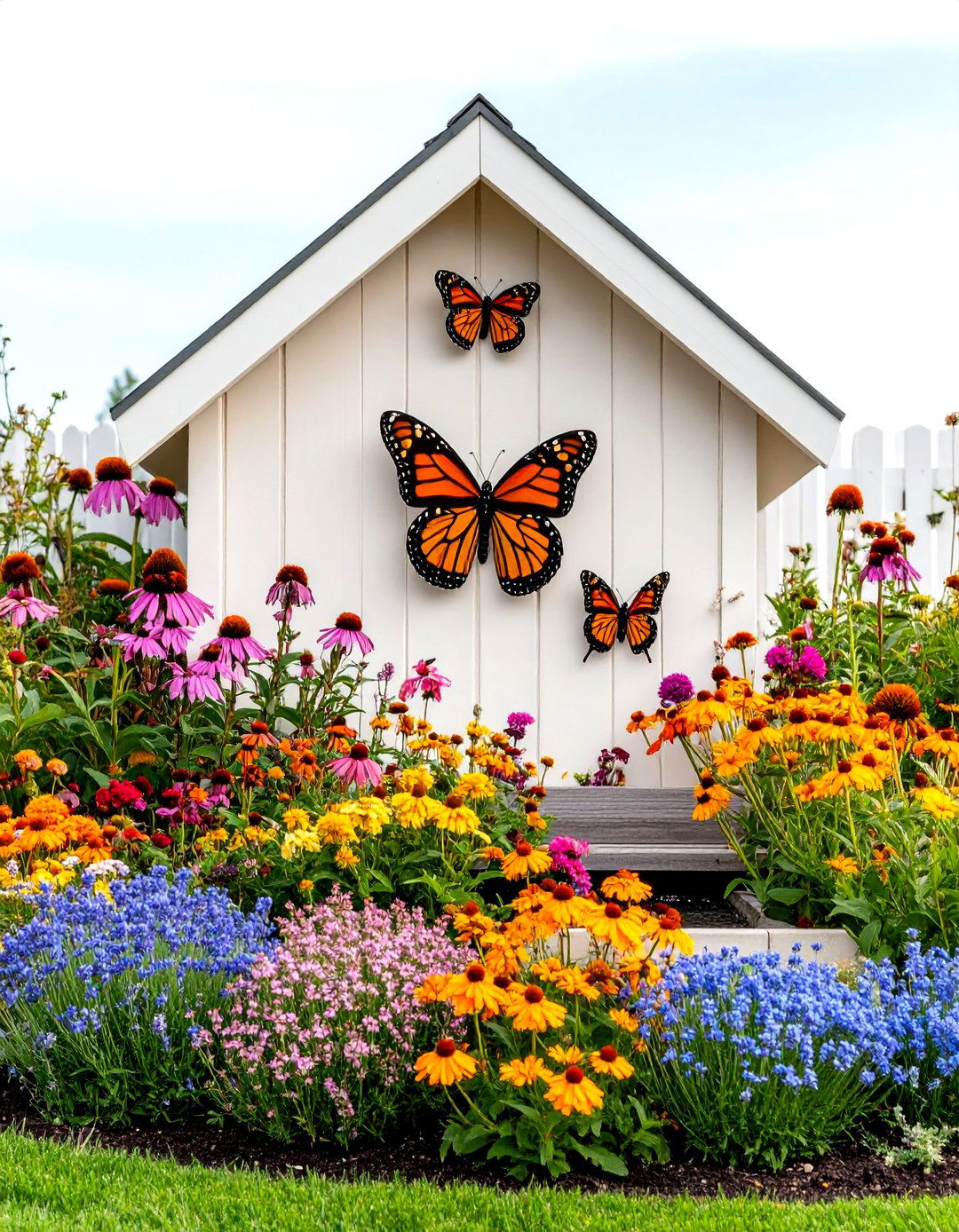 Butterfly Border Nook - 25 nursery garden ideas