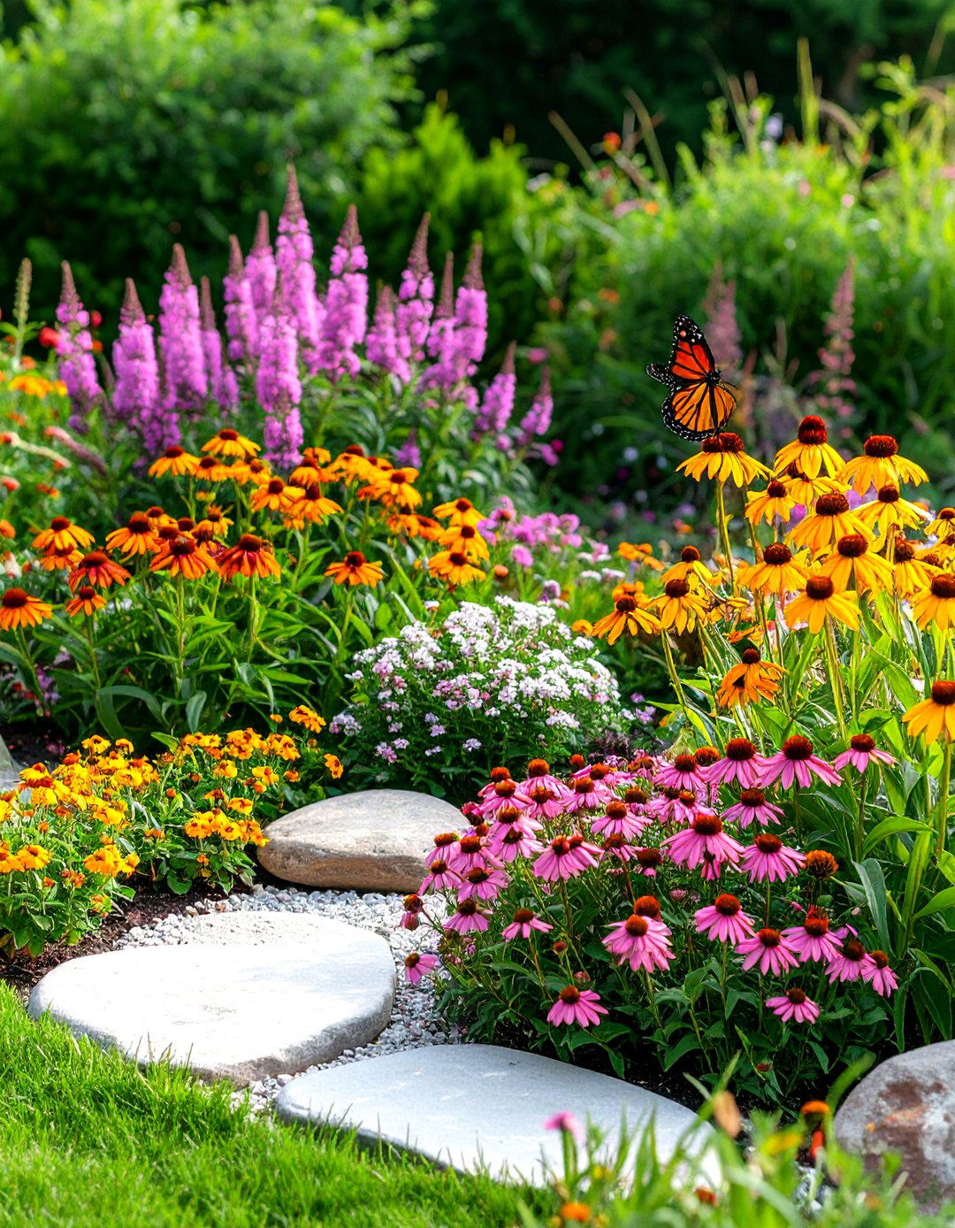 Butterfly Flower Bed Oasis - 25 flower bed ideas