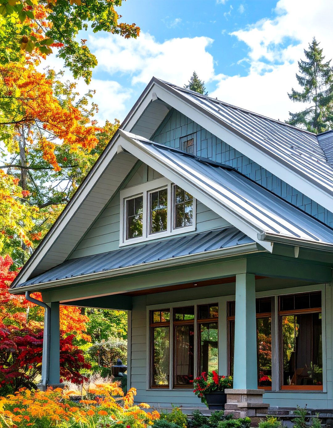 Butterfly V Shaped Porch Roof - 25 front porch roof ideas