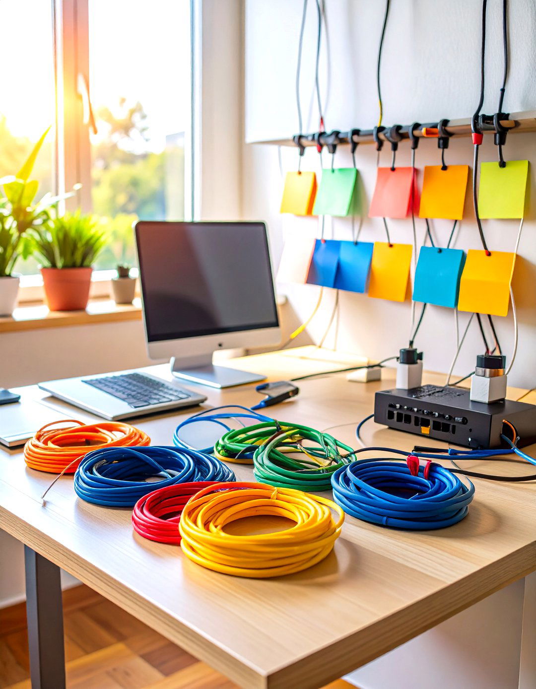 Cable Management Strips Eliminate Tech Tangles - 25 minimalist dorm room ideas