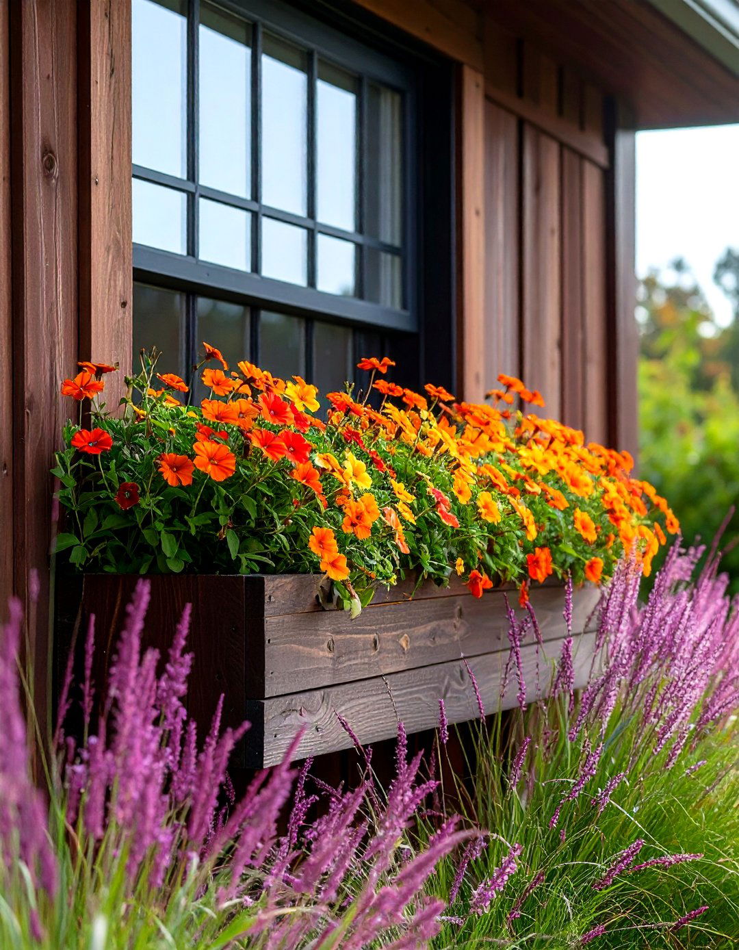 Calibrachoa Sunset Blend - 25 fall flower box ideas