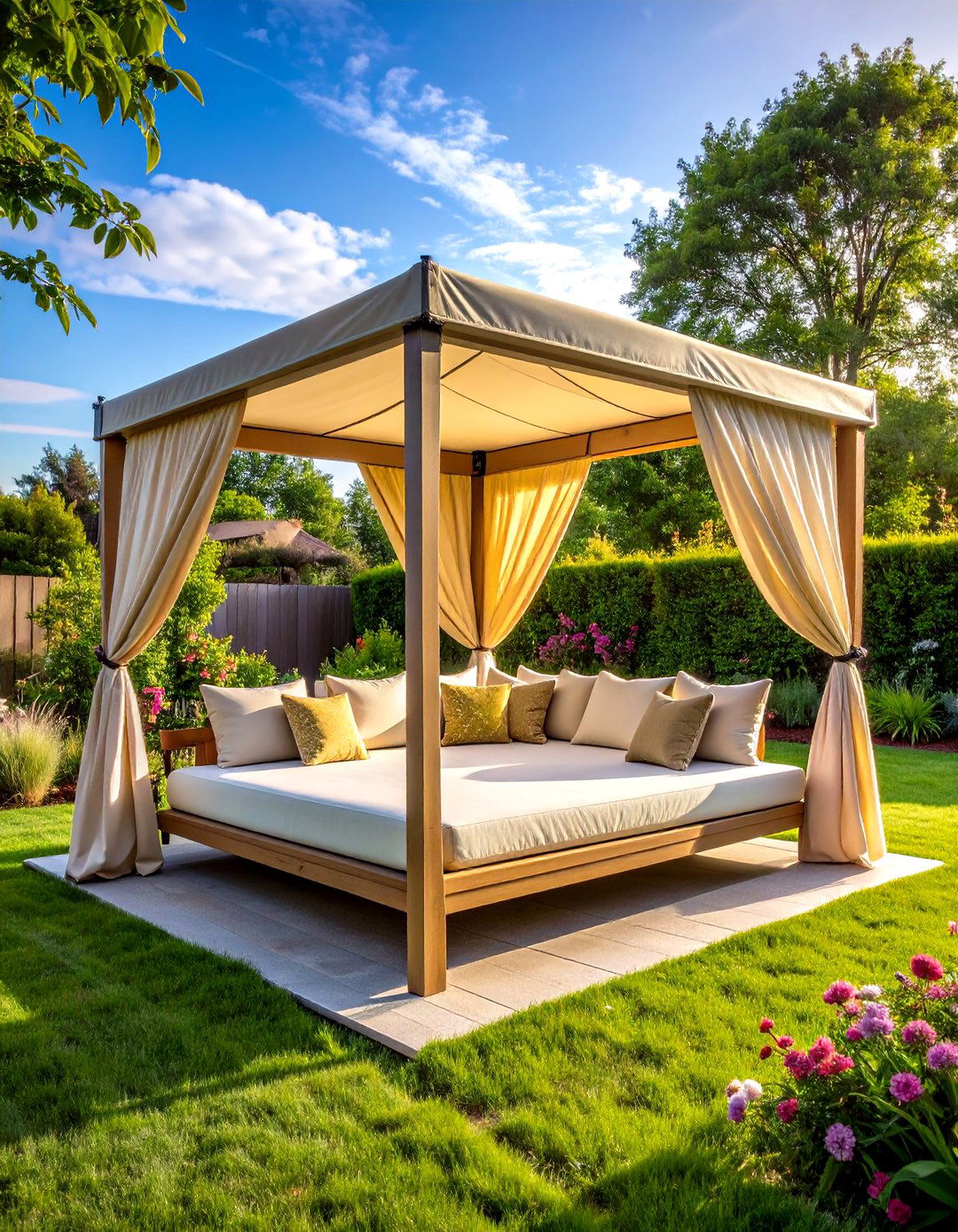 Canopy Outdoor Furniture Daybeds Offering Built In Shade - 25 outdoor furniture ideas