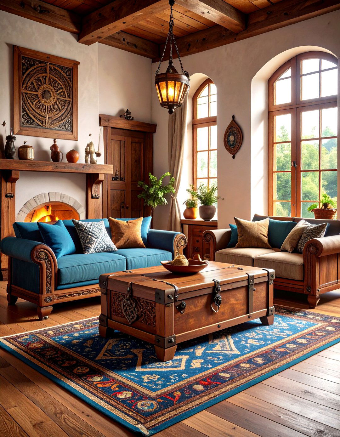 Carved Chests in Medieval Storage - 25 medieval home decor ideas