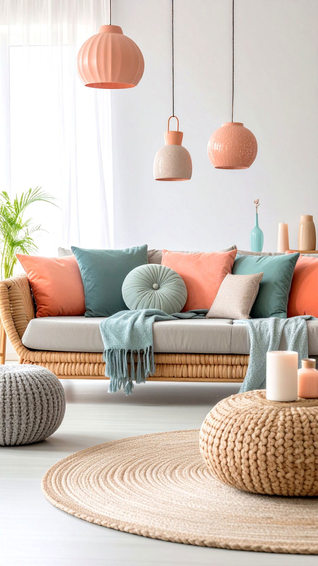Celebrate Pastel Sea Glass Tones - 25 coastal living room ideas