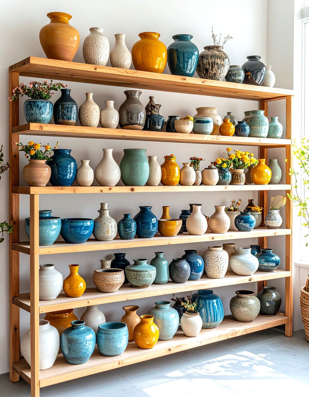 Celebrate Wabi Sabi Pottery - 25 organic modern interior design ideas