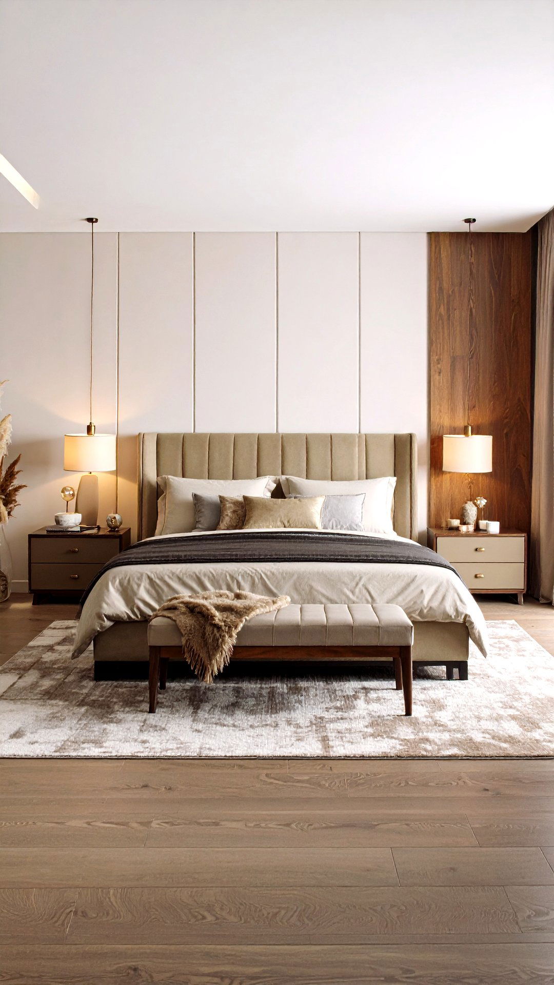 Centered Symmetry Bedroom Layout for Balanced Calm - 25 bedroom layout ideas