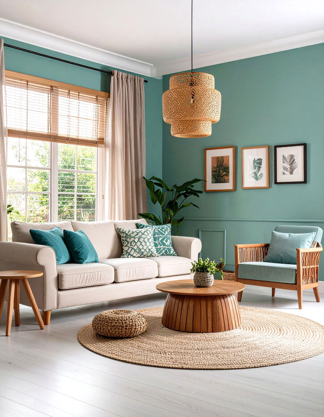 Certainly Quietude Sage Paint Creates a Restful Modern Parlor Room - 25 parlor room ideas