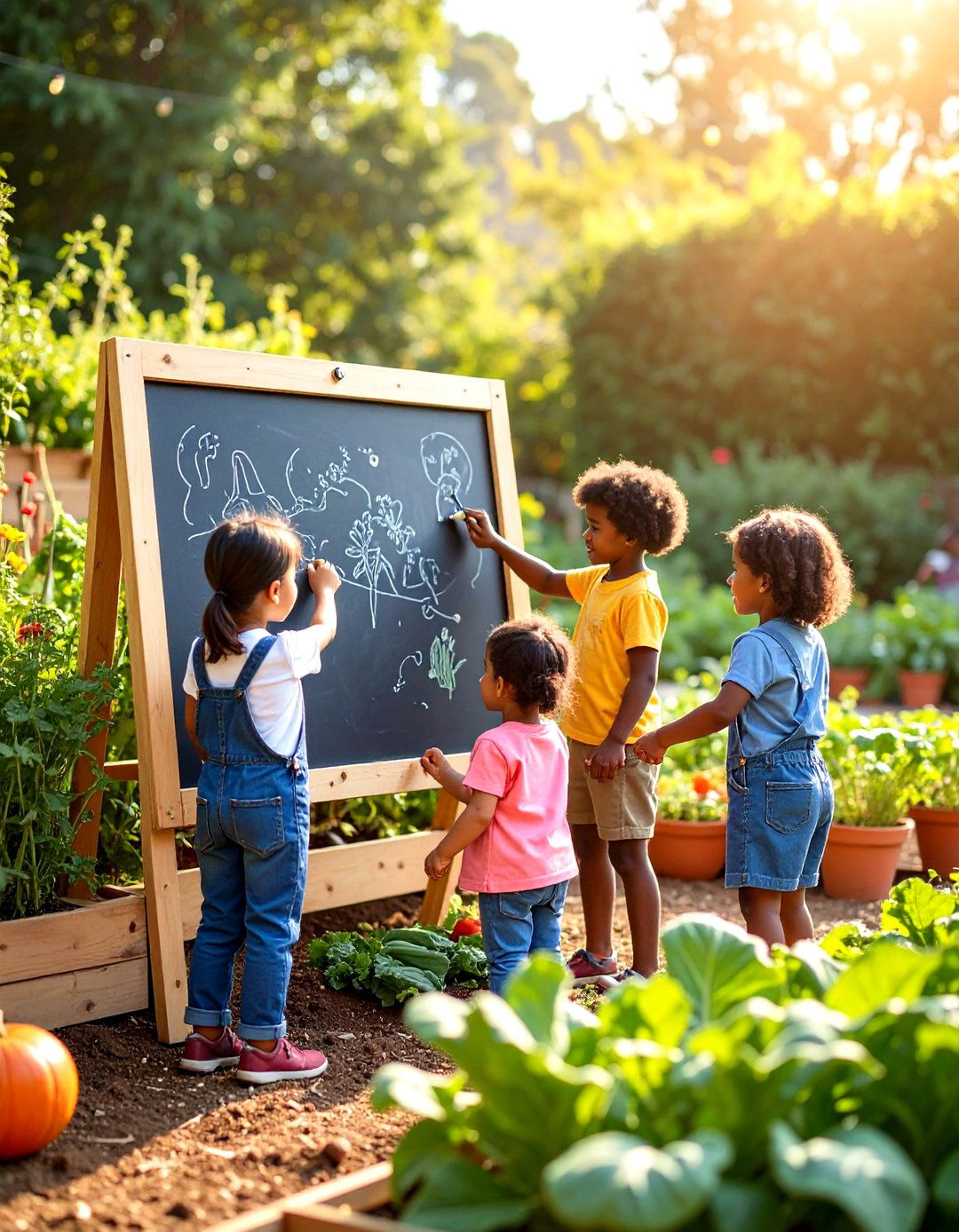 Chalkboard Fence Studio - 25 nursery garden ideas