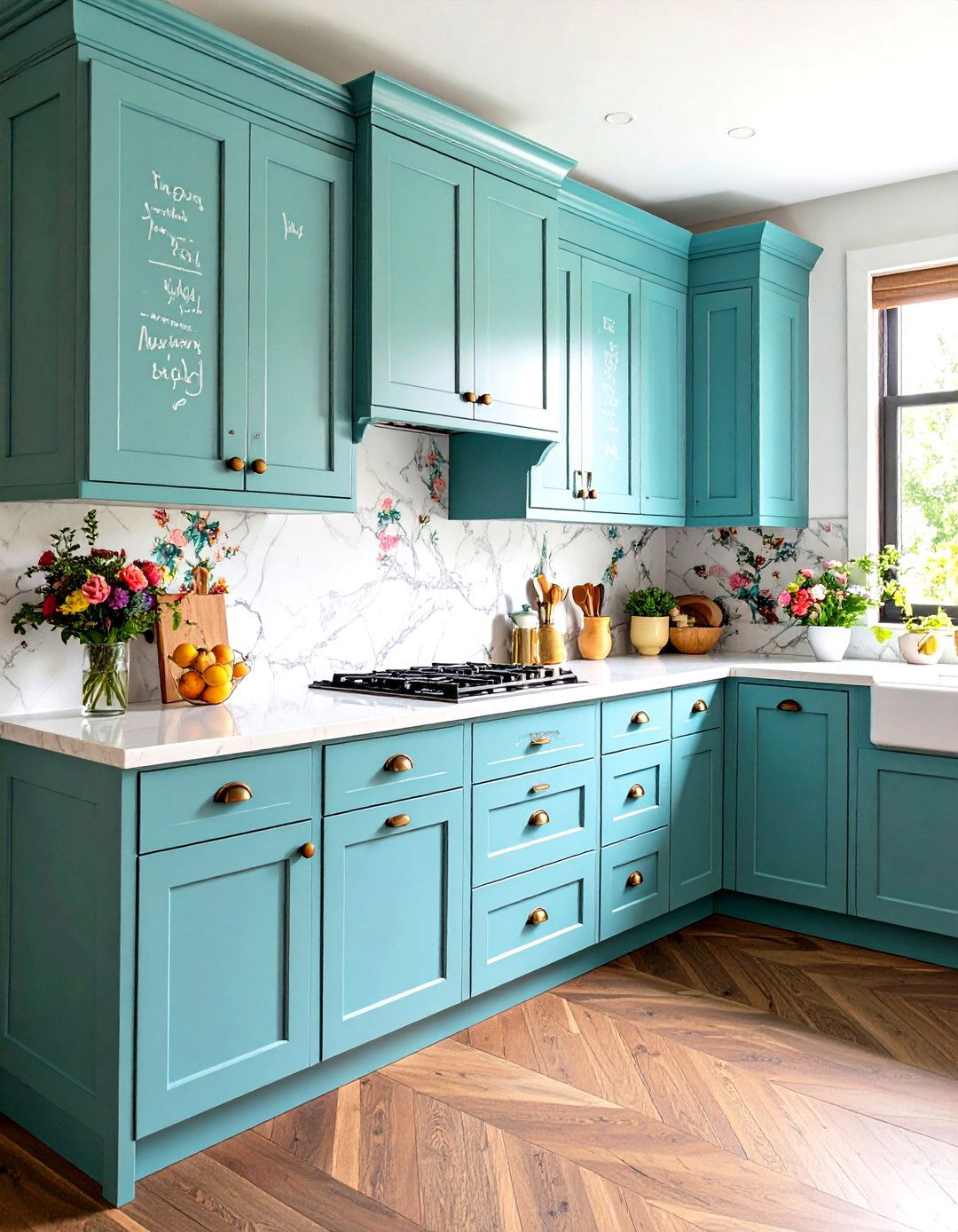 Chalkboard Paint Cabinets - 25 painting kitchen cabinet ideas