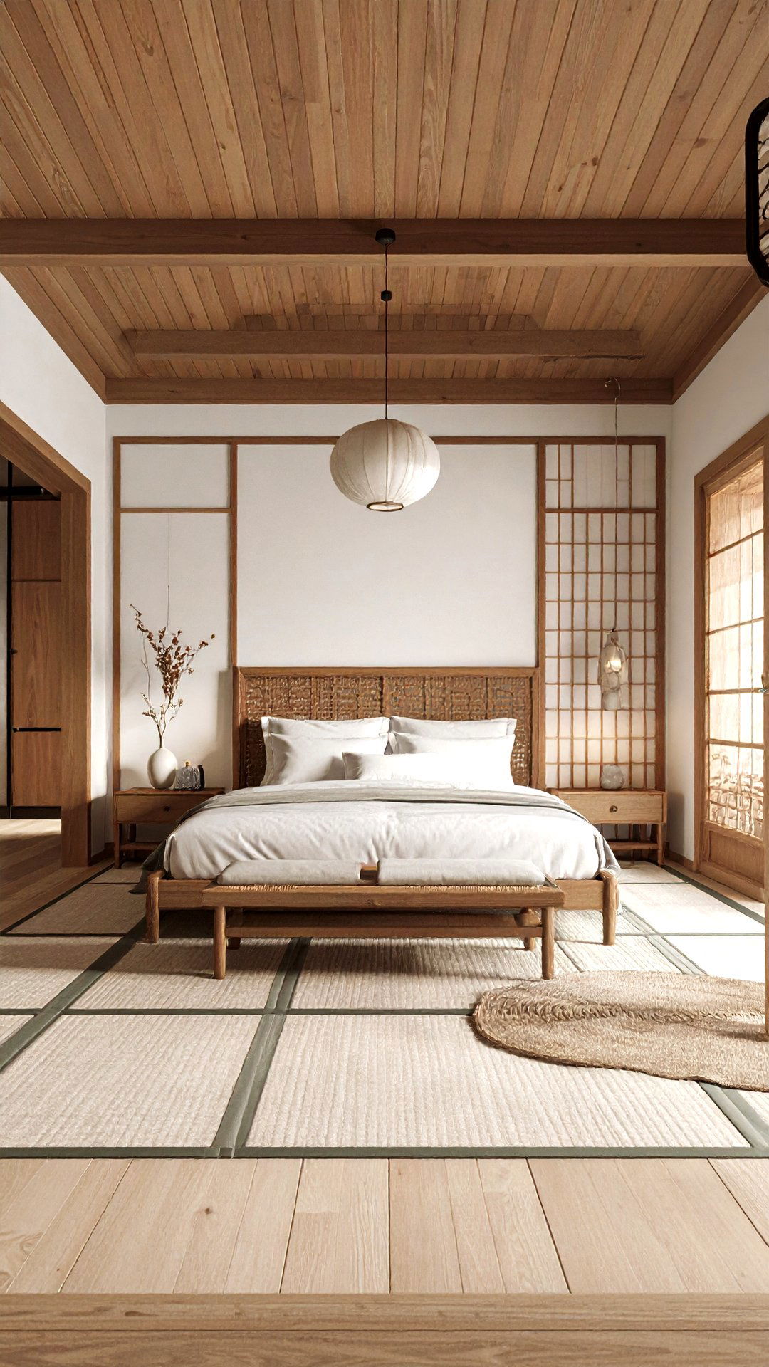 Chinese Lattice Patterns Spark Asian Bedroom Character - 25 asian bedroom ideas