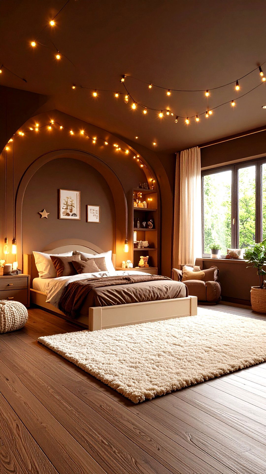 Chocolate Brown Cozy Cave Boys Room Paint - 25 boys room paint ideas