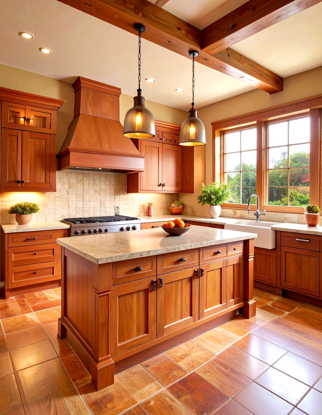 Choose Earth Toned Paint for a Hug Like Kitchen Palette - 25 cozy kitchen ideas