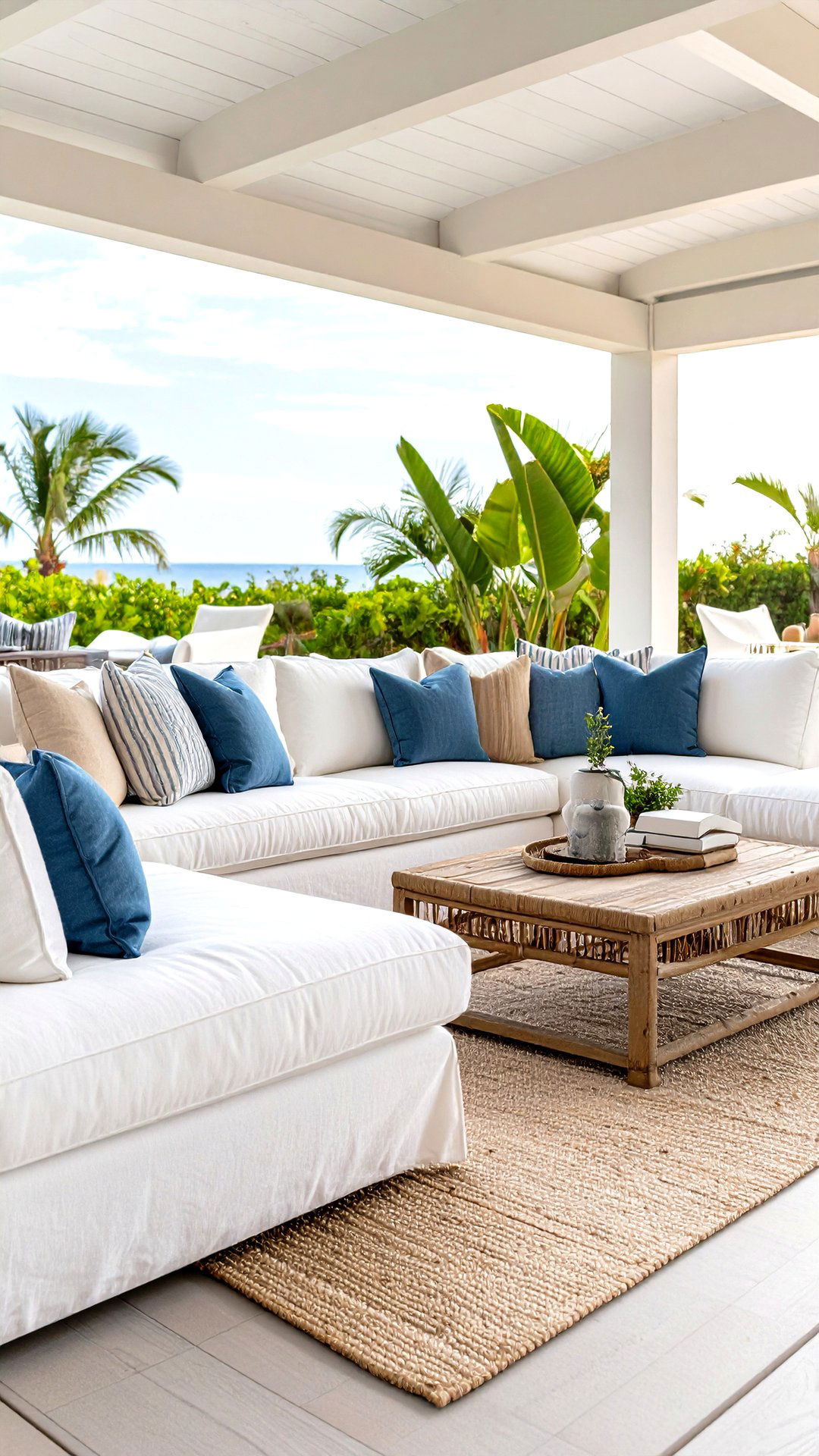 Choose Slipcovered Seating for Effortless Care - 25 coastal living room ideas