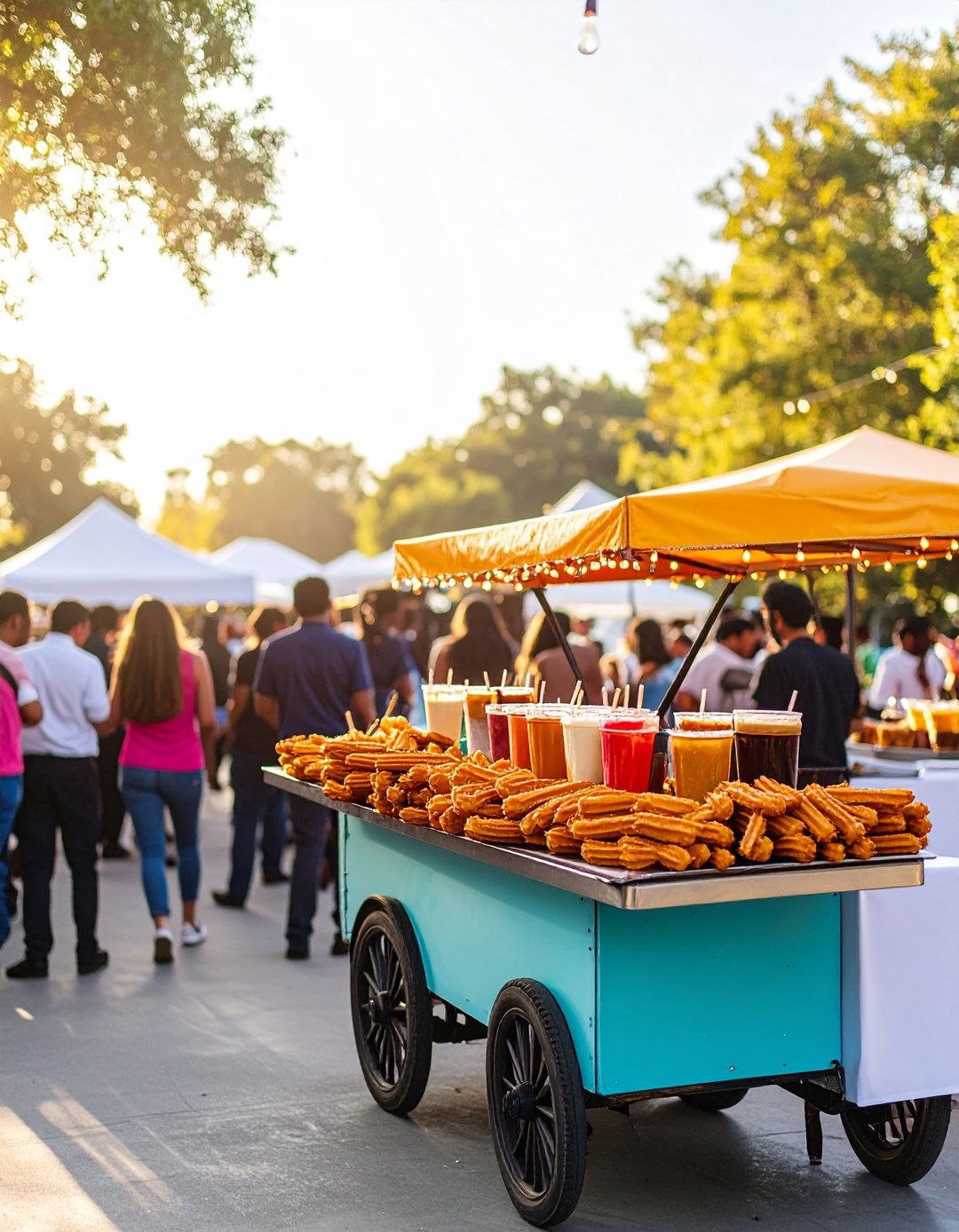 Churro and Paleta Dessert Carts - 25 mexican wedding ideas