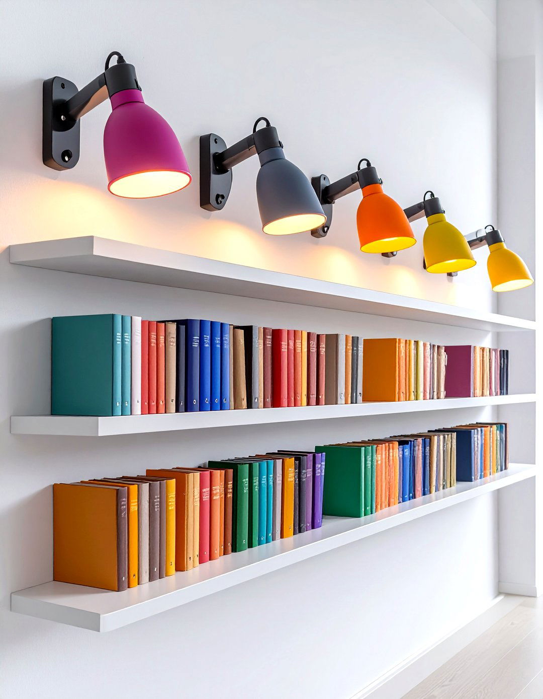 Clamp On Reading Lamps Offer Flexible Bookshelf Lighting - 25 bookshelf lighting ideas