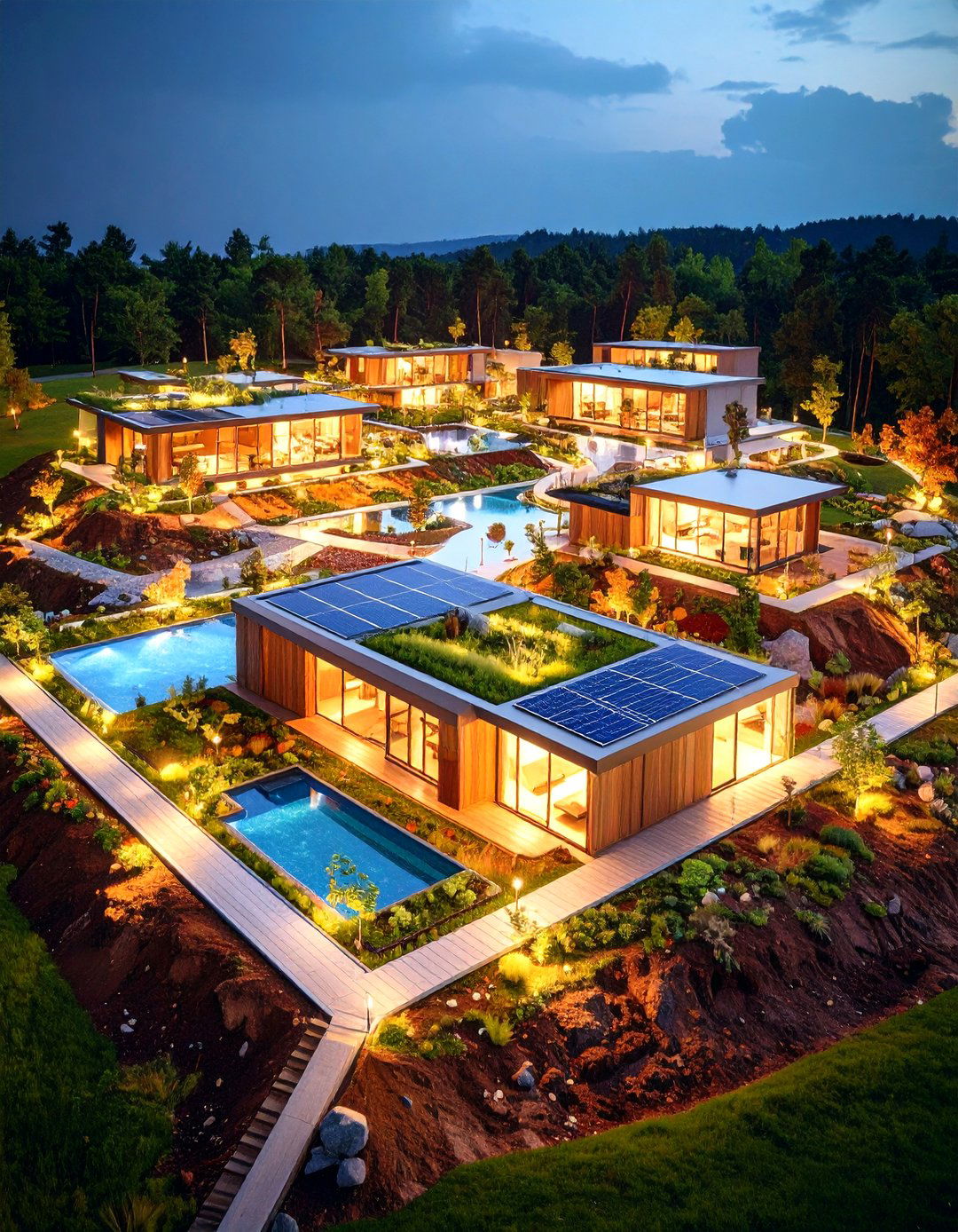 Climate Resilience Scenario Planning in Landscape Design - 25 ai landscape design ideas