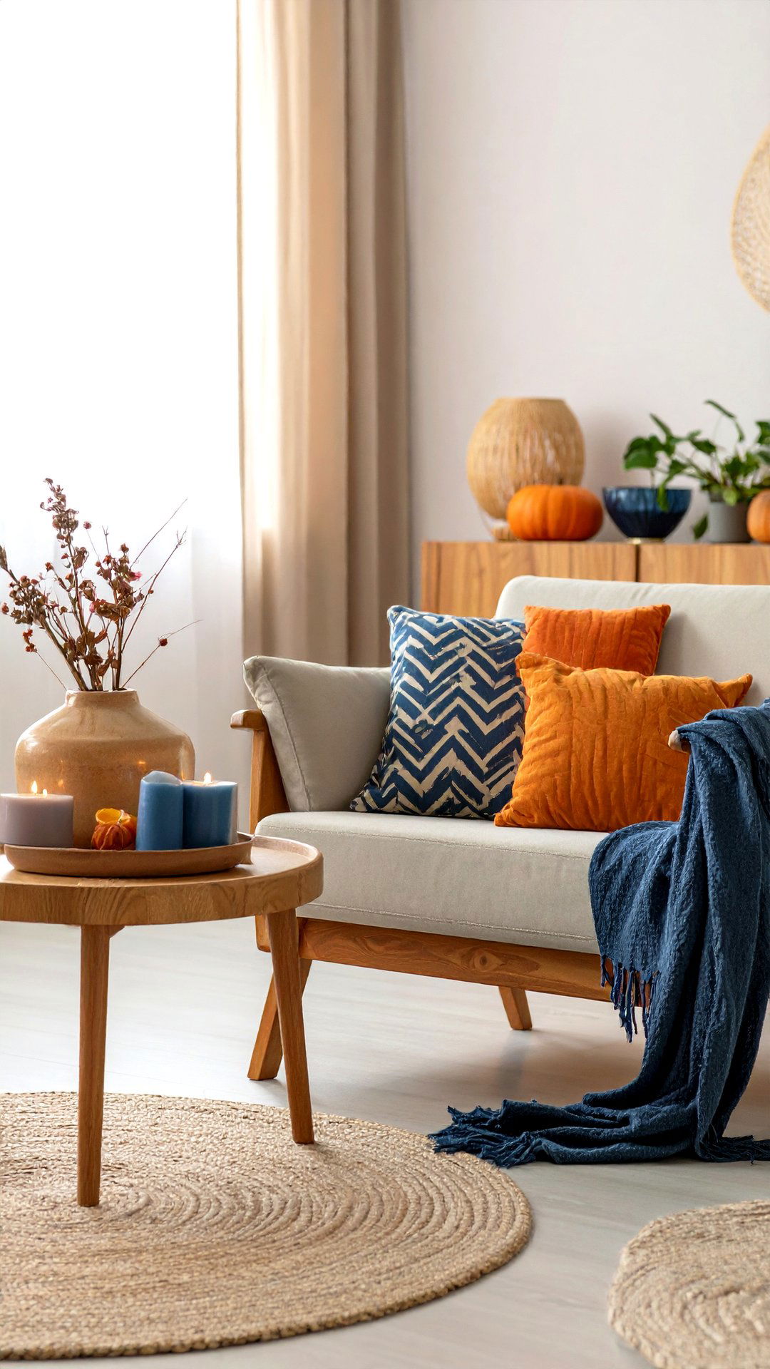 Cluster Color Pops in One Zone for Graphic Asymmetrical Balance - 25 asymmetrical balance interior design ideas