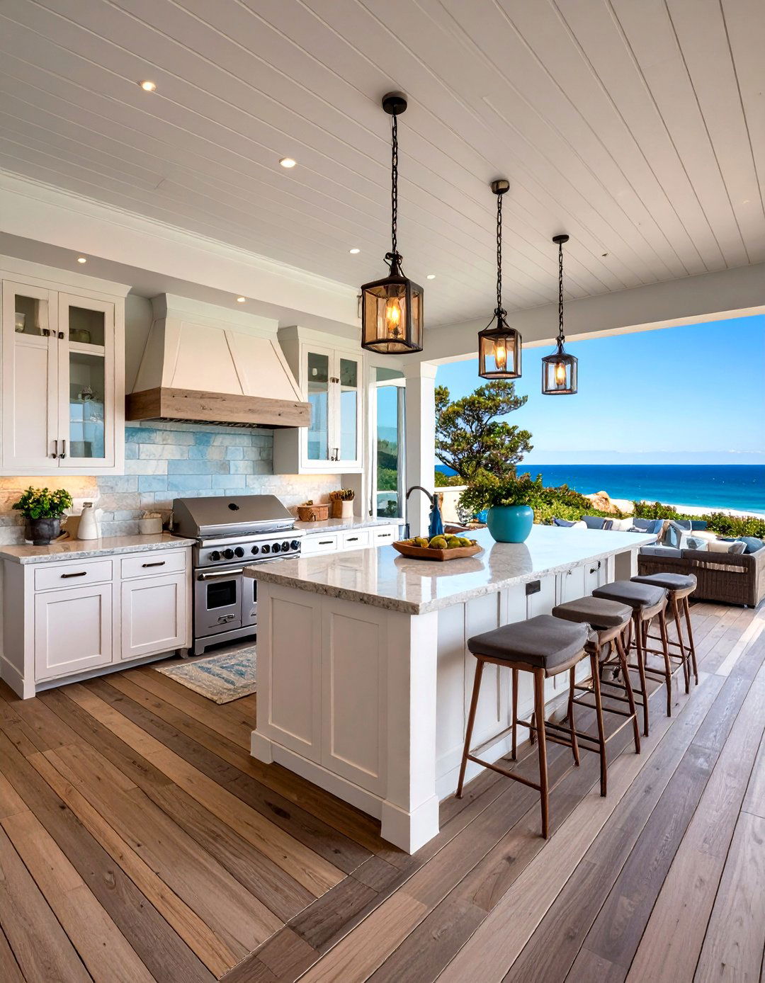 Coastal Inspired Outdoor Kitchen Designs - 25 outdoor kitchen designs