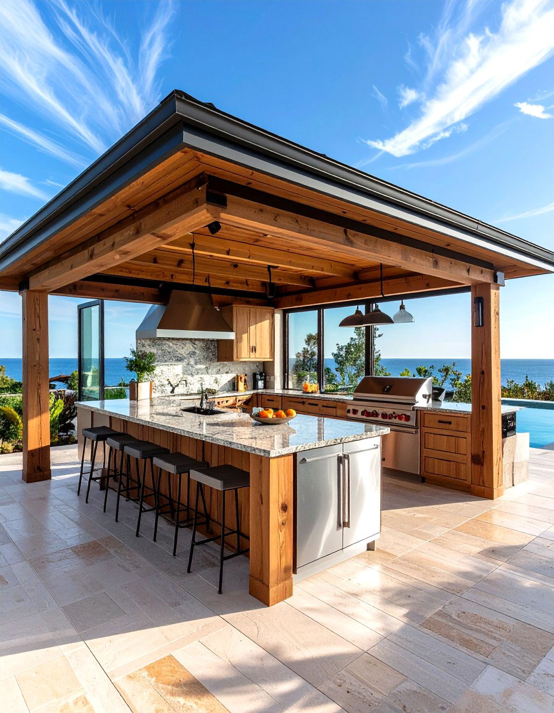 Coastal Proof Outdoor Kitchen Gazebo for Humid Climates - 25 outdoor kitchen with a gazebo ideas