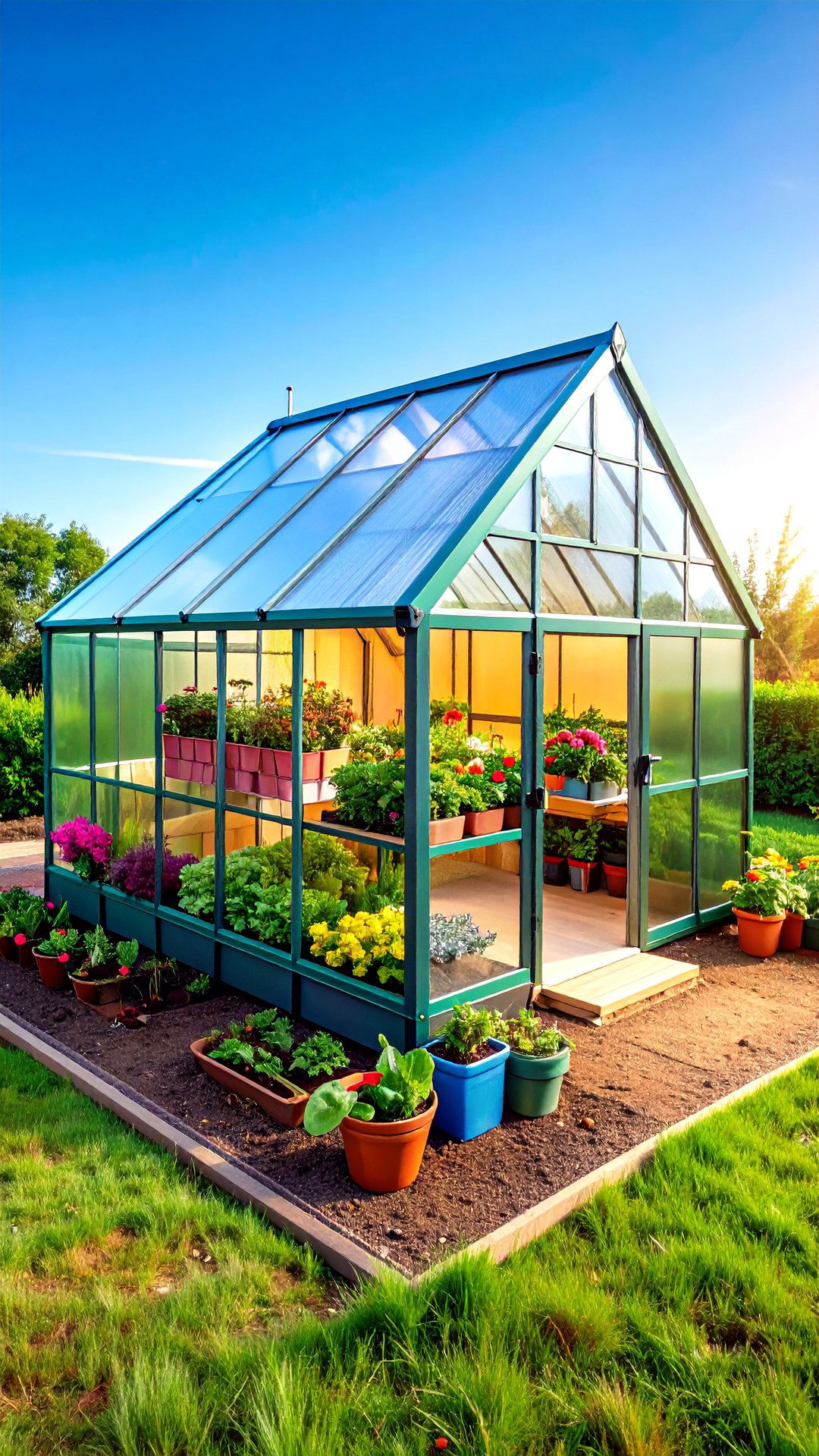 Cold Frame Modules Joining to Form a Corner Greenhouse - 25 corner greenhouse ideas