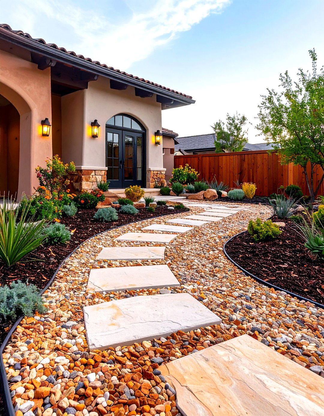 Colorful Decomposed Granite to Refresh the Backyard Floor - 25 arizona backyard ideas