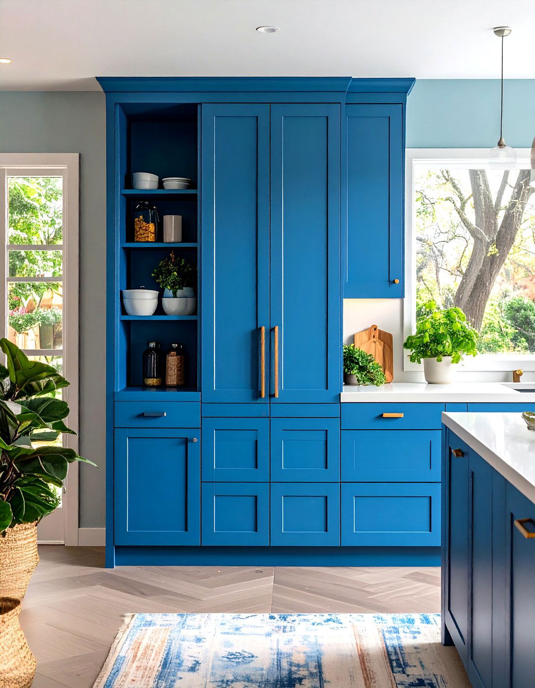 Colorful Interior - 25 pantry door ideas