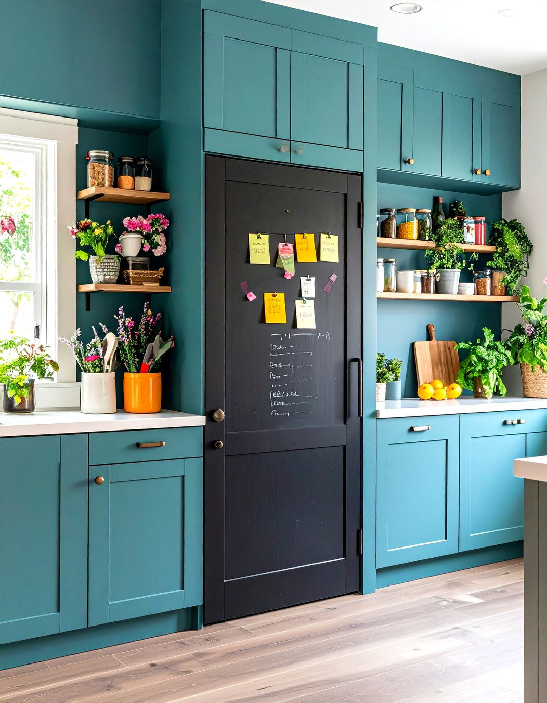 Command Center Pantry Door - 25 pantry door ideas
