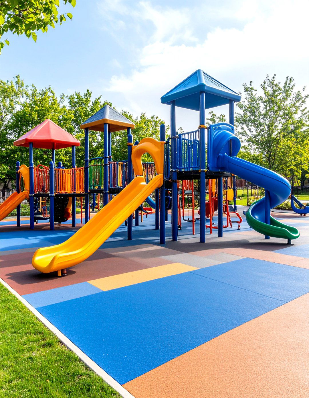Community Outdoor Gym Integrated With Playground - 25 outdoor gym ideas