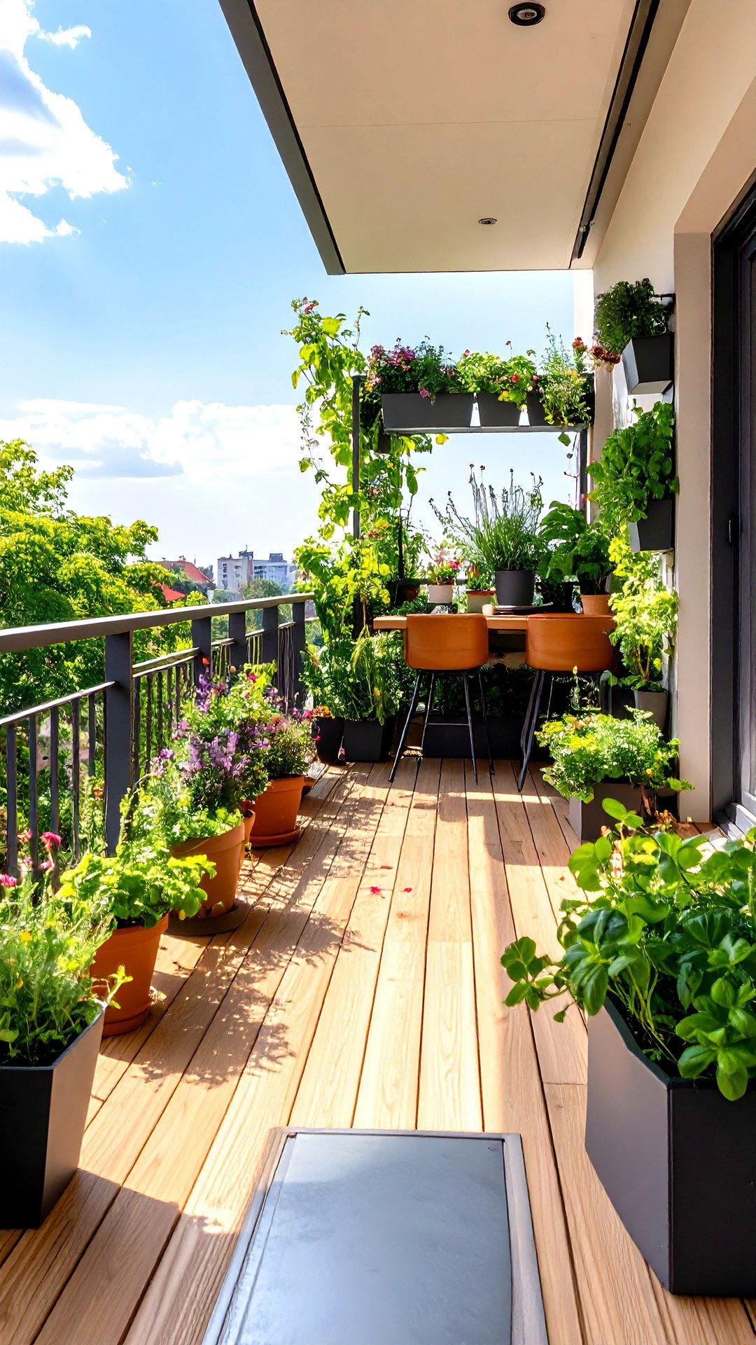 Compact Cantilever Balcony for Micro Apartments - 25 cantilever balcony ideas
