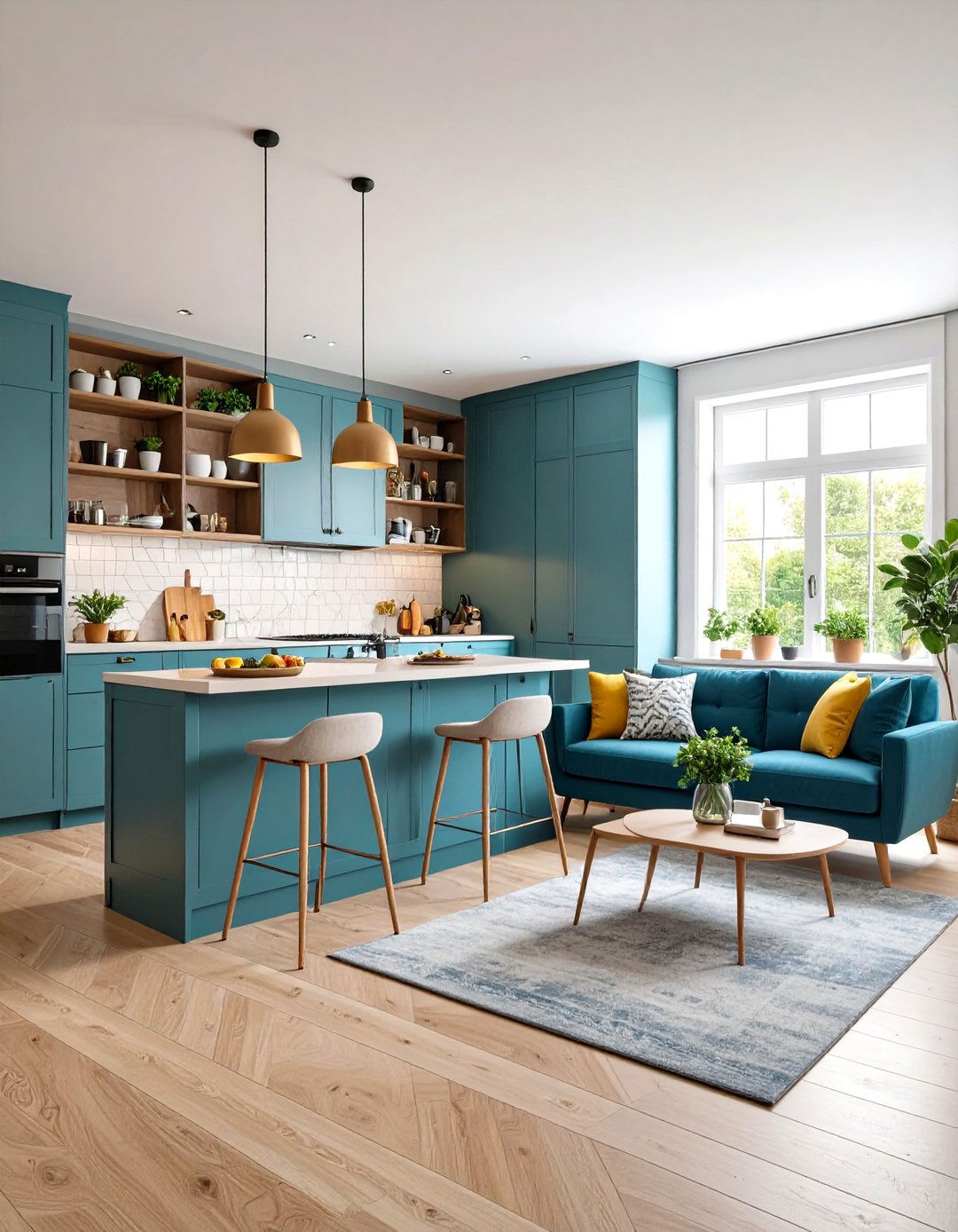 Compact Condo Solutions - 25 open kitchen living room ideas