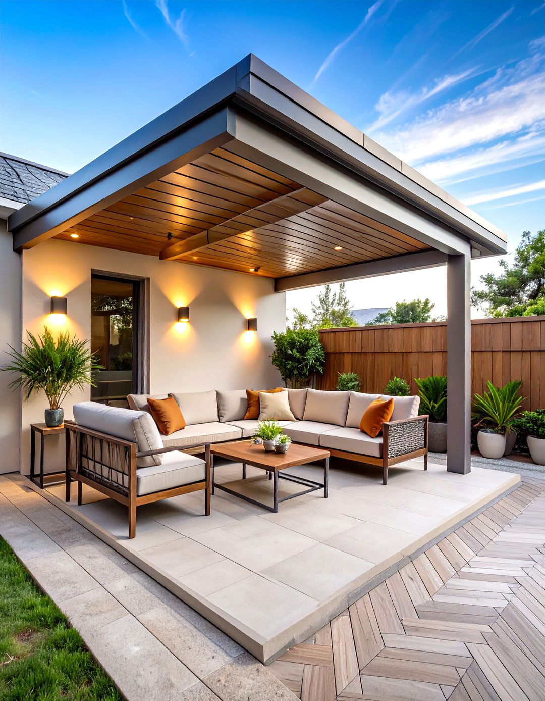 Compact Covered Lanai for Townhomes - 25 lanai porch & patio designs