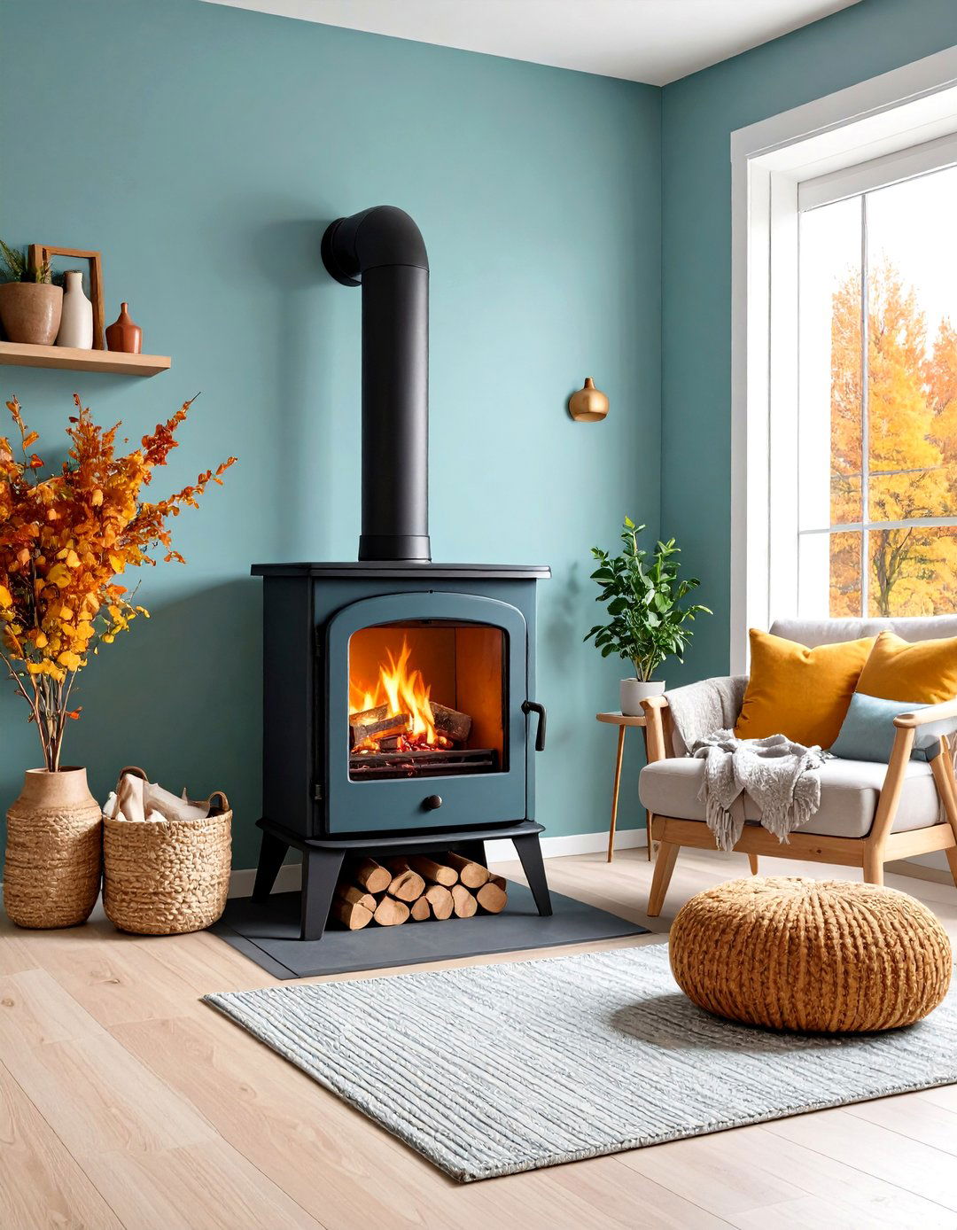 Compact Freestanding Stove for Tiny Homes - 25 fireplace ideas