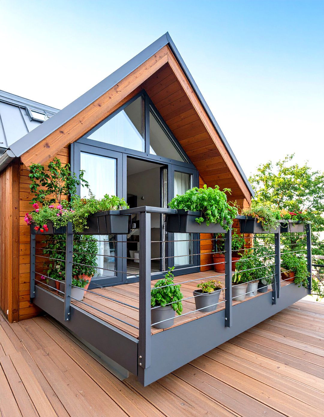 Compact Urban Juliet Balcony A Frame - 25 a frame house with balcony